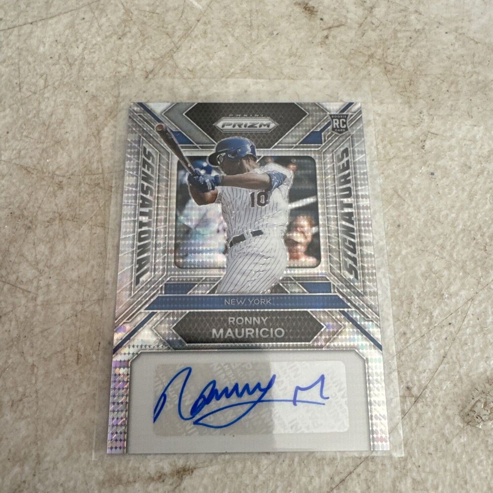 2024 PANINI PRIZM PULSAR 108/199 SENSATIONAL SIGNATURES RONNY MAURICIO METS